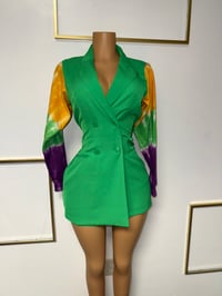 Image 1 of Mardi Gras blazer romper 