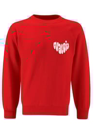 Image 1 of RED LOVE SWEATSHIRT 