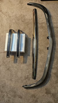 Image 1 of 240z Front and Rear Bumper set (reproduction) - WITH RUBBER - 70-72