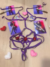 Image 1 of Worn Raven lingerie and four signed 4x6s photos 