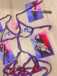 Image 2 of Worn Raven lingerie and four signed 4x6s photos 