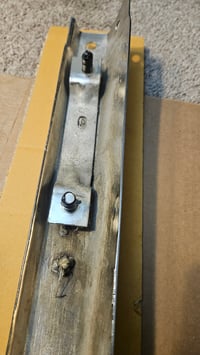 Image 10 of 240z Original Rear Bumper 3 piece - WORKED - NO HOLES