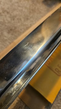 Image 9 of 240z Original Rear Bumper 3 piece - WORKED - NO HOLES