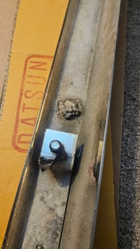 Image 11 of 240z Original Rear Bumper 3 piece - WORKED - NO HOLES