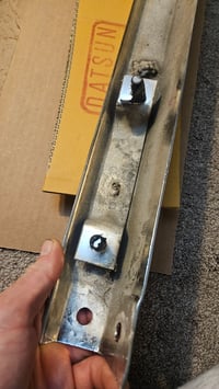 Image 12 of 240z Original Rear Bumper 3 piece - WORKED - NO HOLES
