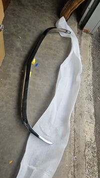 Image 3 of 240z Front Bumper (reproduction) -SMOOTH - WITHOUT RUBBER - 70-72