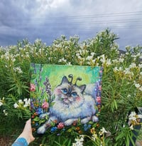 Image 2 of Caterpillar original painting!