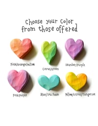 Image 2 of Custom Small Wood Burned Heart