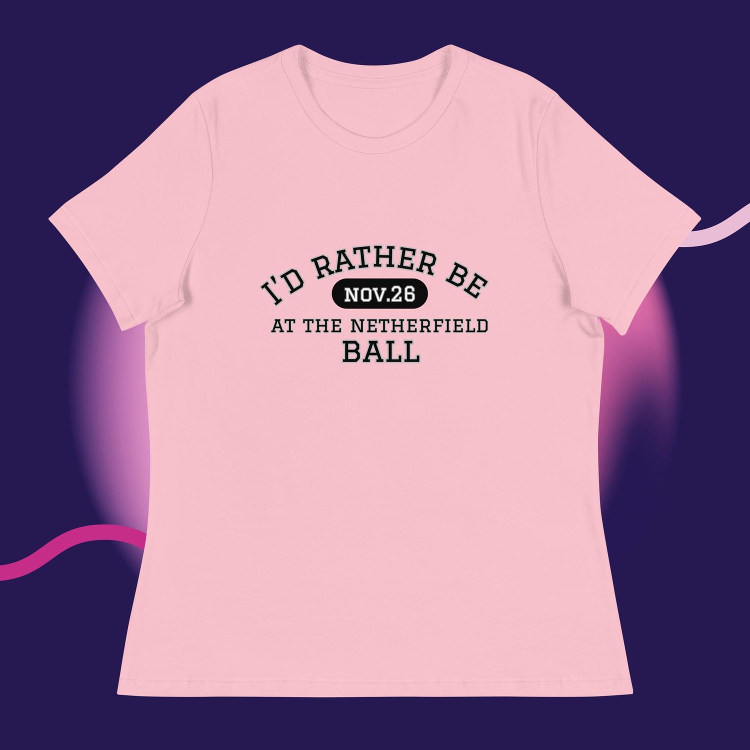 Image of I'd rather be at the Netherfield ball Women's Relaxed T-Shirt