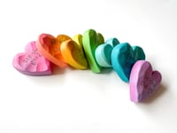 Image 3 of Custom Small Wood Burned Heart