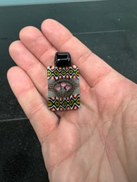 Image 2 of Reg size three roses with tribal pattern