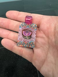 Image 2 of Xl rose with pink, orange and teal
