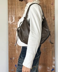 Image 3 of KHAKI LEATHER BAG