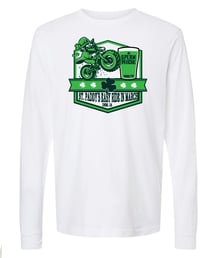  White  Sperm Ride  Long Sleeve T-shirt