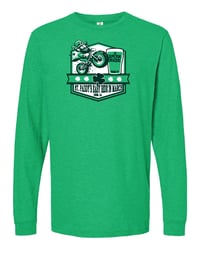 Heather Green  Sperm Ride  Long Sleeve T-shirt