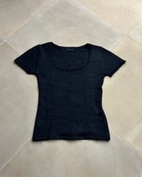 Image 4 of BLACK KNIT TEE