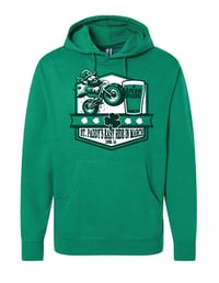 Heather Green Sperm Ride  Hoodie