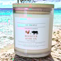 Image 3 of St. Tropez Soy Candle – Mango, Pineapple & Coconut Milk | 100% Soy Wax Candle