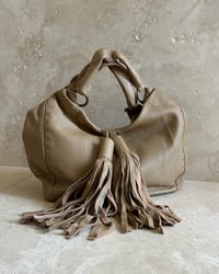 Image 1 of LEATHER TASSEL BAG NO. 2