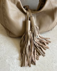 Image 4 of LEATHER TASSEL BAG NO. 2