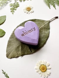 Image 2 of Whimsy - Mini Wood Burned Heart
