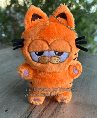 Image 1 of 12cm Garfield Plush Keychain