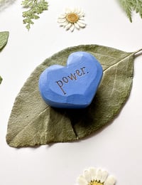 Image 2 of Power - Mini Wood Burned Heart