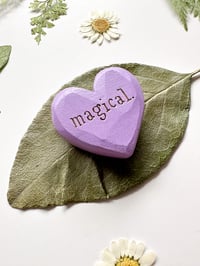 Image 2 of Magical - Mini Wood Burned Heart