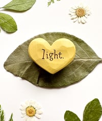 Image 3 of Light - Mini Wood Burned Heart