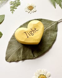 Image 2 of Light - Mini Wood Burned Heart