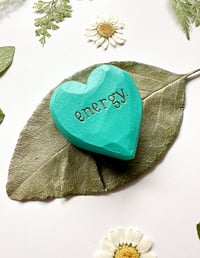 Image 2 of Energy - Mini Wood Burned Heart