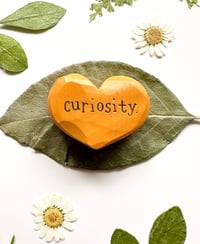 Image 3 of Curiosity - Mini Wood Burned Heart