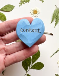 Image 1 of Content - Mini Wood Burned Heart