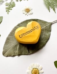 Image 2 of Community - Mini Wood Burned Heart