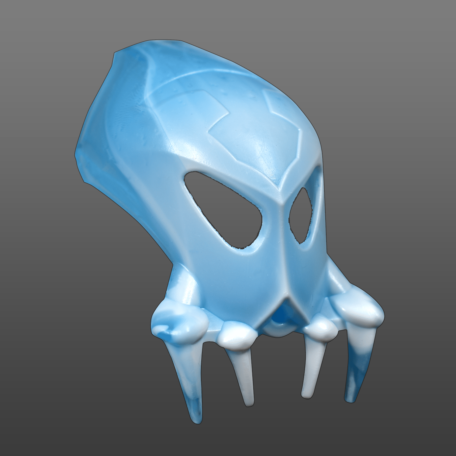 Image of "Icy" Marbled Shelek Resin Replica