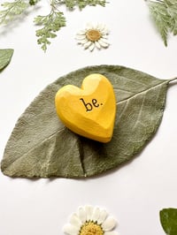 Image 2 of Be - Mini Wood Burned Heart
