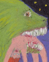 Image 2 of ORIGINAL: Dragon holding a girl 2