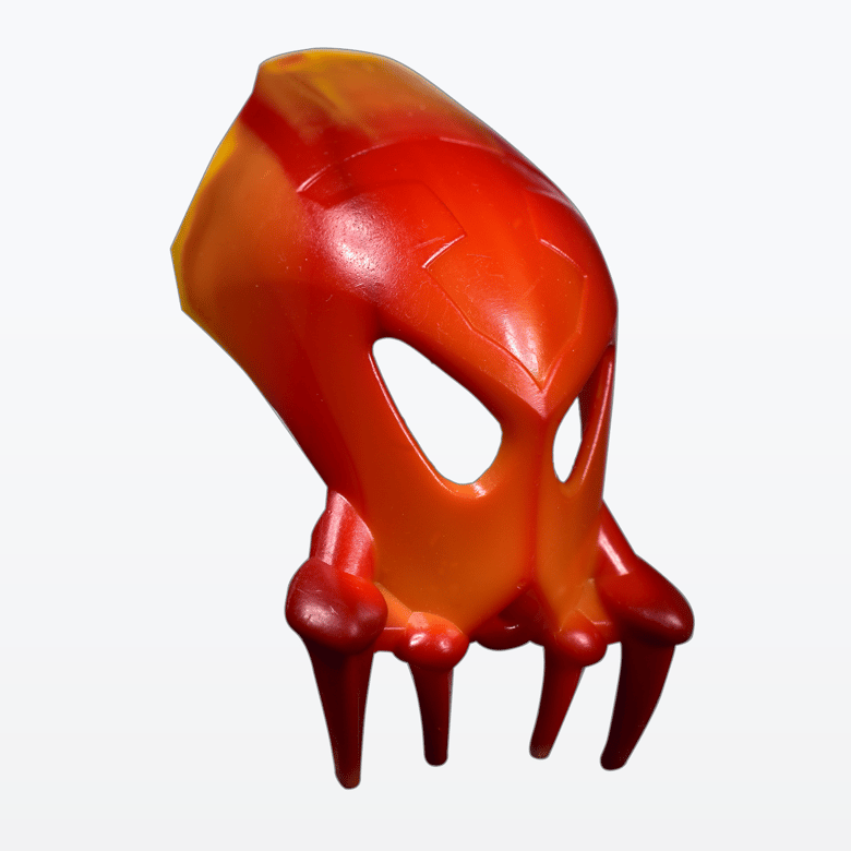 Image of "Heated" Marbled Shelek Resin Replica