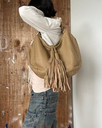 Image 2 of LEATHER TASSEL BAG NO. 2