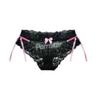 Image 1 of QUEEN OF THE DAMN RHINESTONE LACE HIPSTER UNDIES