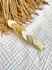 Image 1 of Grande barrette Paulette Blanc