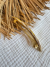 Image 2 of Grande barrette Paulette Jaune
