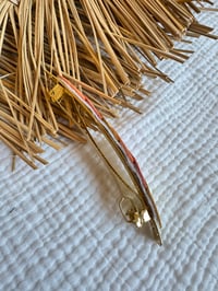 Image 2 of Grande barrette Paulette Orange