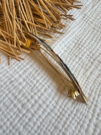 Image 2 of Grande barrette Paulette Marine