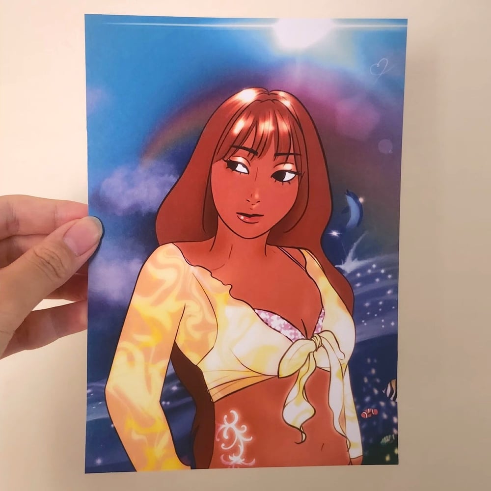 Image of Midnight Sun Pink Print