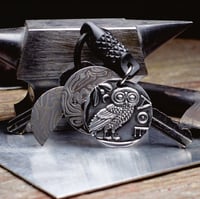 Image 2 of Athenian Owl Tetradrachm EDC Fidget Clicker Keychain