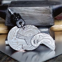 Image 3 of Athenian Owl Tetradrachm EDC Fidget Clicker Keychain