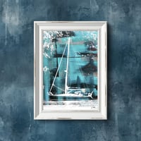 Image 1 of Nautical Print A4 - Yaucht 