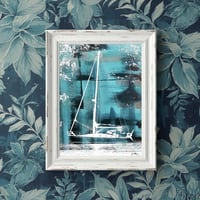 Image 2 of Nautical Print A4 - Yaucht 