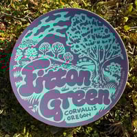 Image 2 of Fitton Green Sticker - Plum/Mint